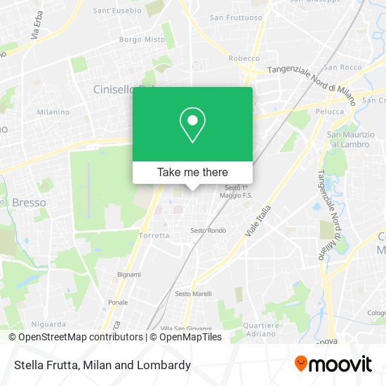 Stella Frutta map