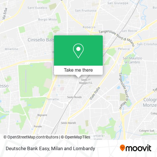 Deutsche Bank Easy map