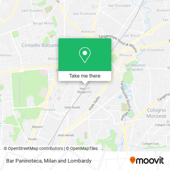 Bar Paninoteca map