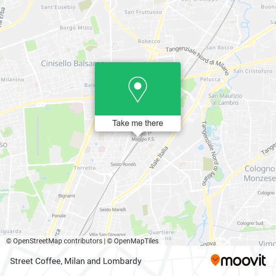 Street Coffee map