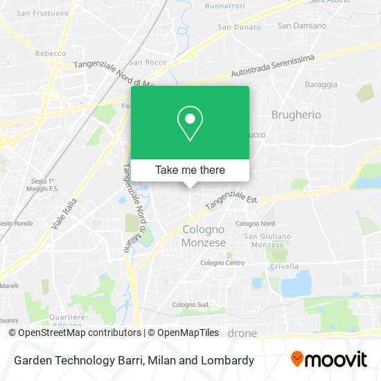 Garden Technology Barri map