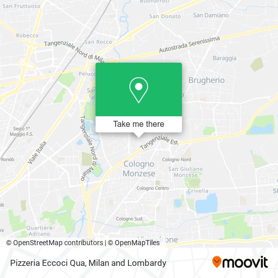 Pizzeria Eccoci Qua map