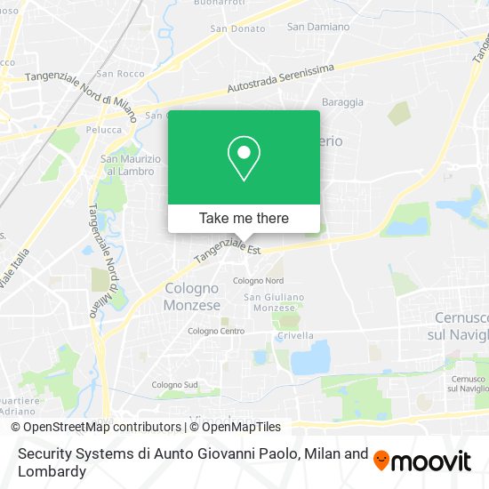 Security Systems di Aunto Giovanni Paolo map