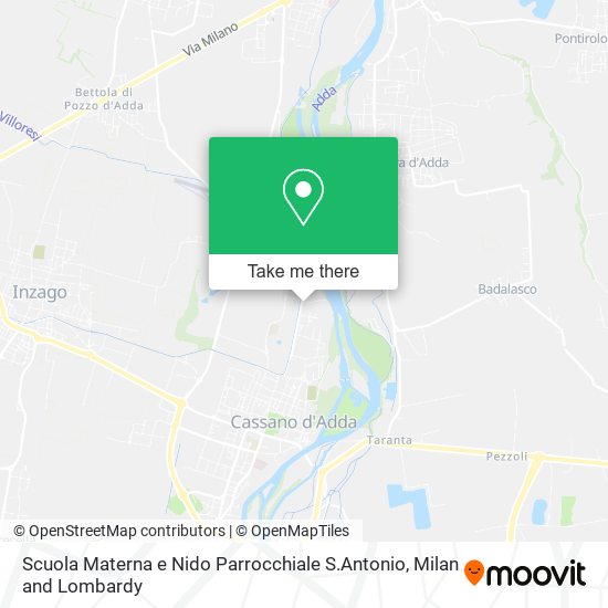 Scuola Materna e Nido Parrocchiale S.Antonio map