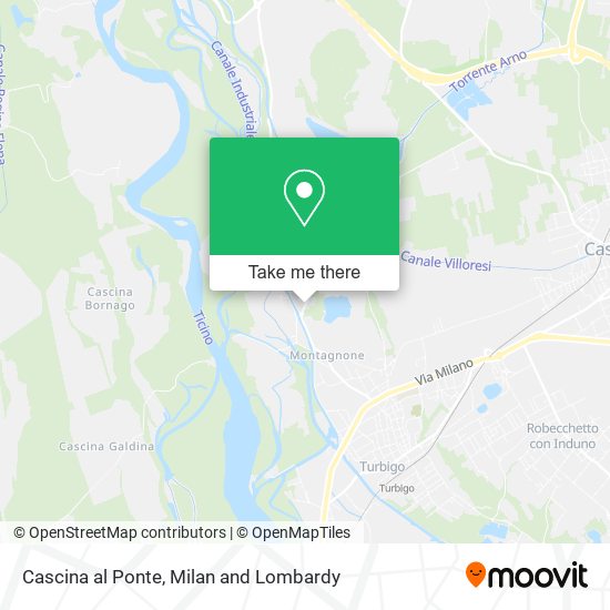 Cascina al Ponte map