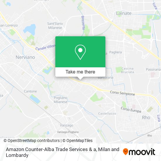 Amazon Counter-Alba Trade Services & a map