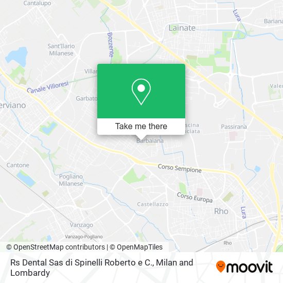 Rs Dental Sas di Spinelli Roberto e C. map