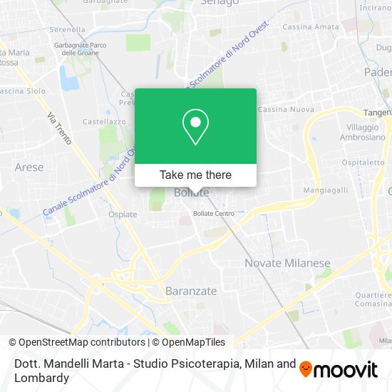 Dott. Mandelli Marta - Studio Psicoterapia map