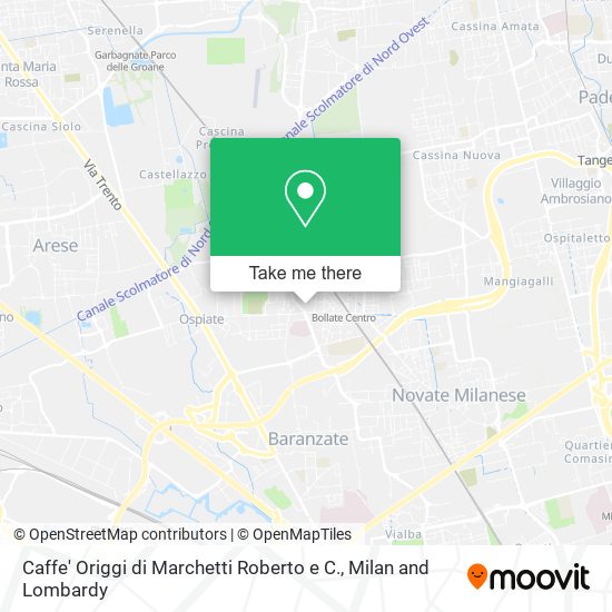 Caffe' Origgi di Marchetti Roberto e C. map