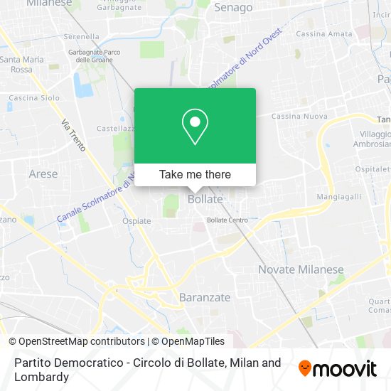 Partito Democratico - Circolo di Bollate map