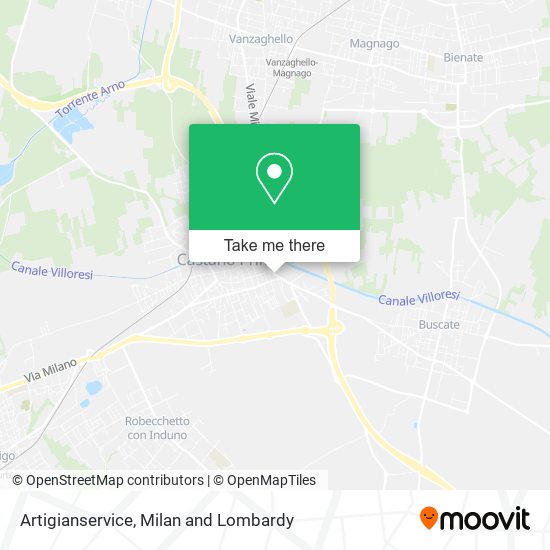 Artigianservice map
