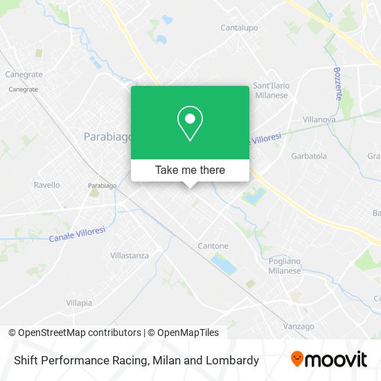 Shift Performance Racing map
