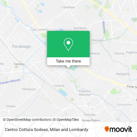 Centro Cottura Sodexo map