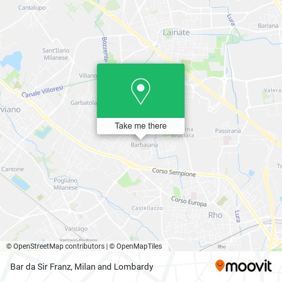 Bar da Sir Franz map