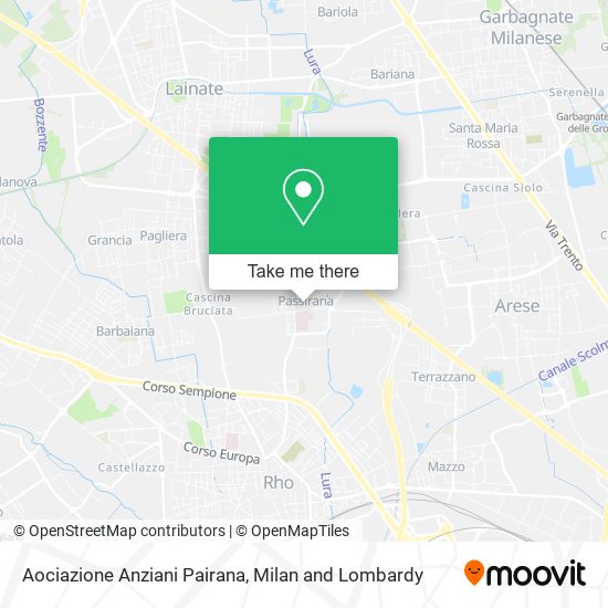 Aociazione Anziani Pairana map