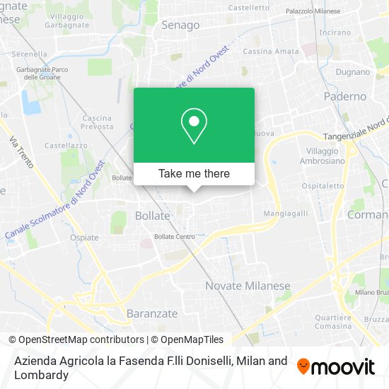 Azienda Agricola la Fasenda F.lli Doniselli map