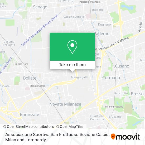 Associazione Sportiva San Fruttuoso Sezione Calcio map