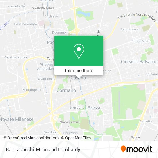 Bar Tabacchi map
