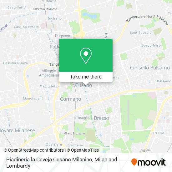 Piadineria la Caveja Cusano Milanino map