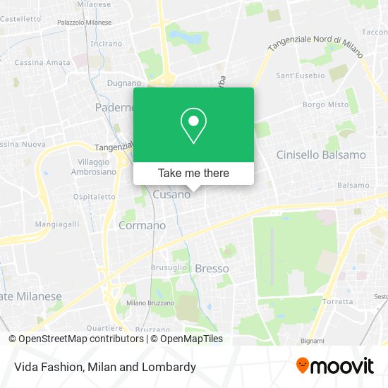 Vida Fashion map