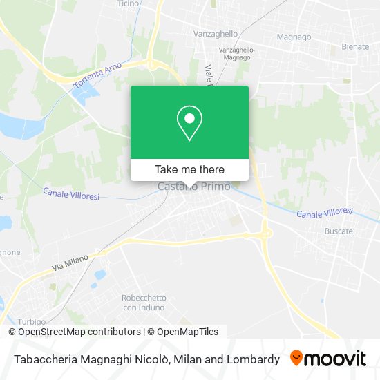 Tabaccheria Magnaghi Nicolò map