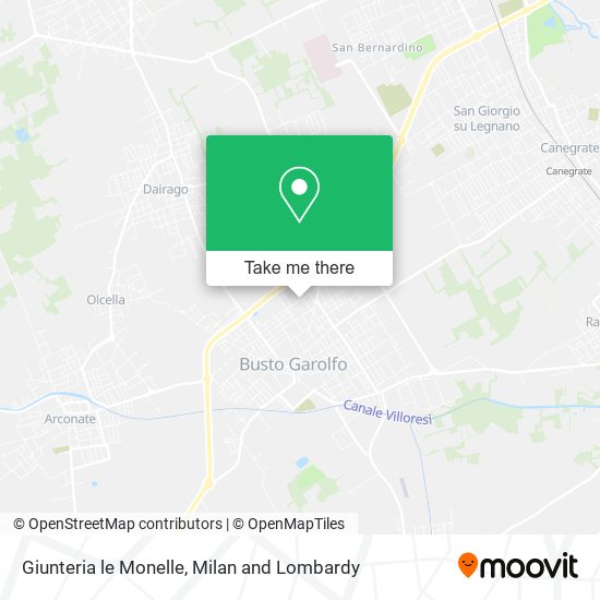 Giunteria le Monelle map
