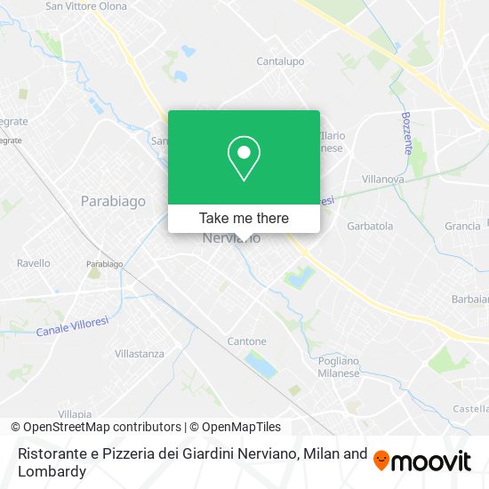 Ristorante e Pizzeria dei Giardini Nerviano map