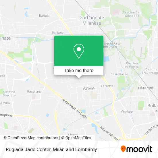 Rugiada Jade Center map