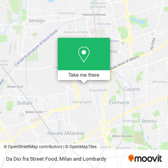 Da Dio fra Street Food map