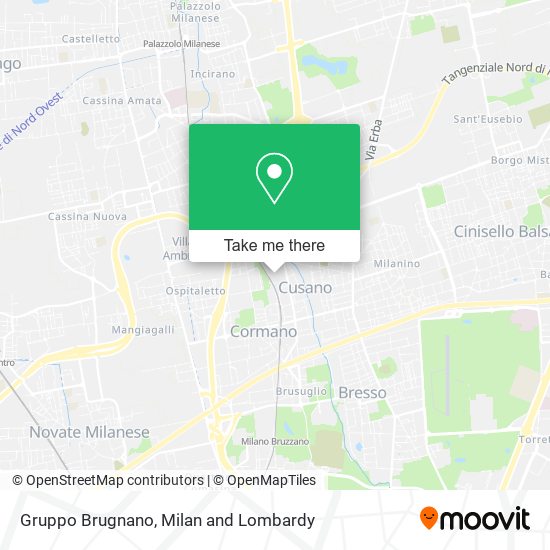Gruppo Brugnano map