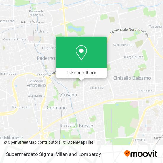 Supermercato Sigma map