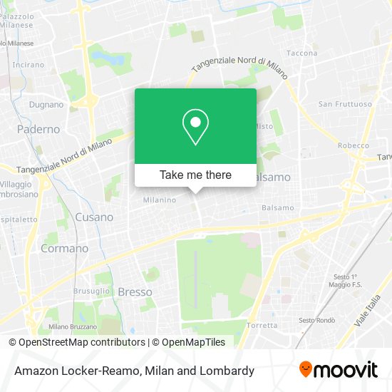 Amazon Locker-Reamo map