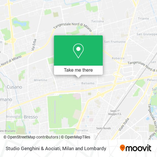 Studio Genghini & Aociati map