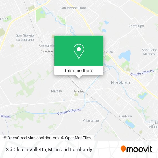 Sci Club la Valletta map