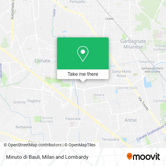 Minuto di Bauli map