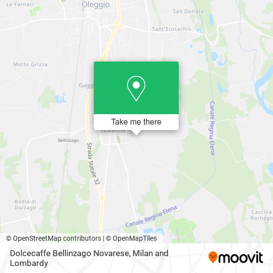 Dolcecaffe Bellinzago Novarese map