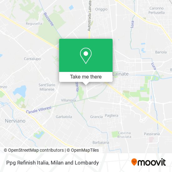 Ppg Refinish Italia map
