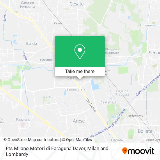Fts Milano Motori di Faraguna Davor map