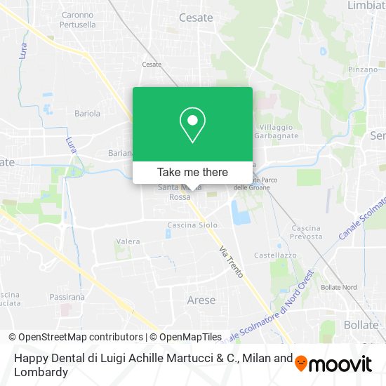 Happy Dental di Luigi Achille Martucci & C. map