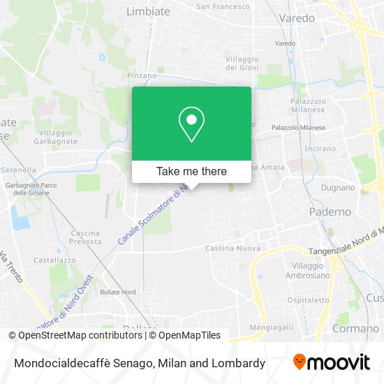 Mondocialdecaffè Senago map