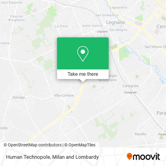 Human Technopole map