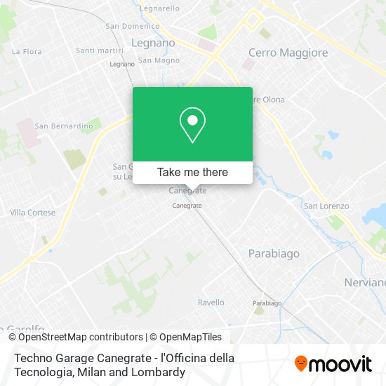 Techno Garage Canegrate - l'Officina della Tecnologia map