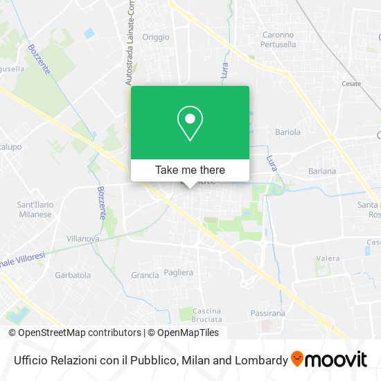 Ufficio Relazioni con il Pubblico map