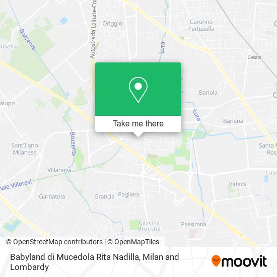 Babyland di Mucedola Rita Nadilla map