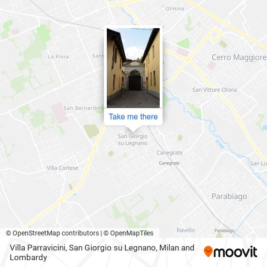 Villa Parravicini, San Giorgio su Legnano map