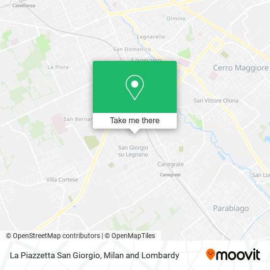 La Piazzetta San Giorgio map