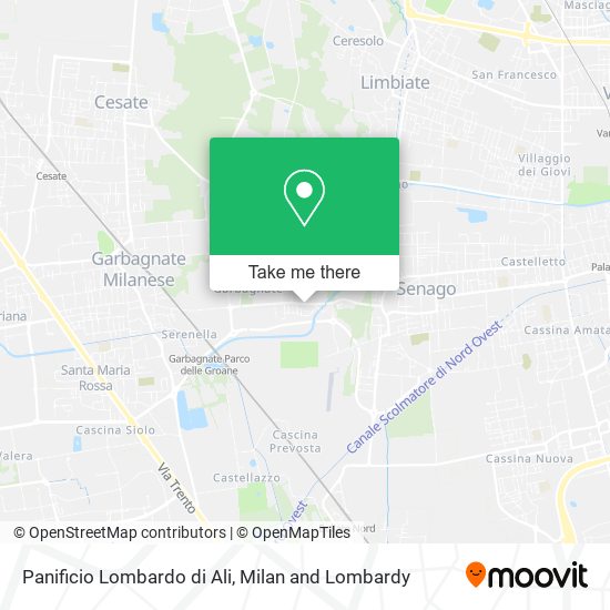 Panificio Lombardo di Ali map