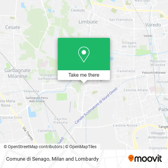 Comune di Senago map