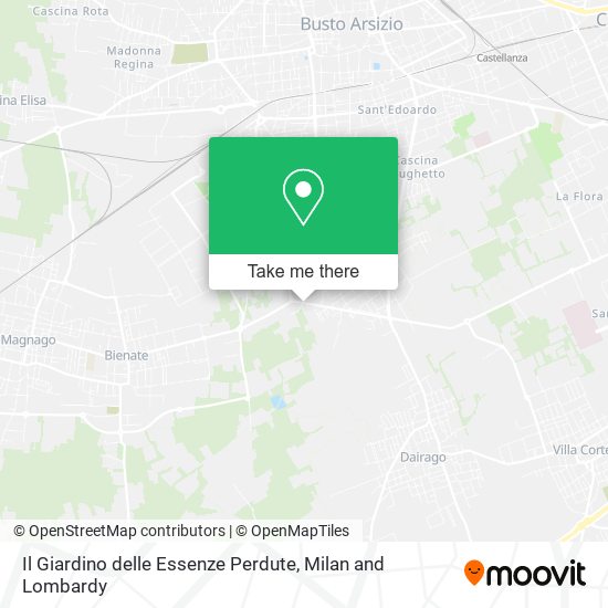 Il Giardino delle Essenze Perdute map