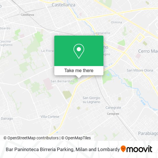 Bar Paninoteca Birreria Parking map